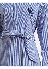 Lauren Ralph Lauren - LAUREN RALPH LAUREN Sukienka koszulowa 200963845001 Niebieski Straight Fit. Kolor: niebieski. Materiał: bawełna. Typ sukienki: koszulowe #3