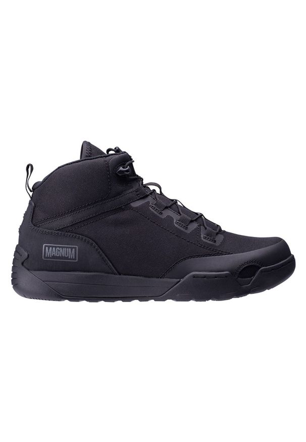 Buty outdoorowe męskie Magnum Mars Mid - czarne, Rozmiar buta 46. Kolor: czarny. Materiał: materiał, syntetyk, guma. Szerokość cholewki: normalna. Wzór: moro