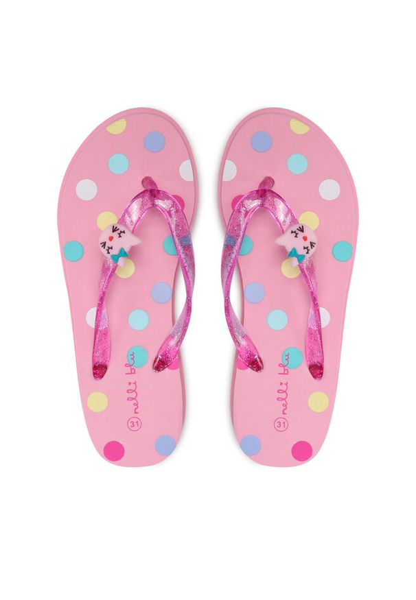 Japonki Nelli Blu. Kolor: różowy