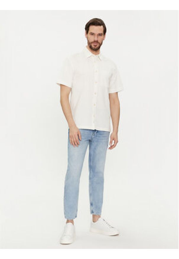 Selected Homme Koszula 16088352 Biały Relaxed Fit. Kolor: biały. Materiał: bawełna