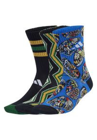 Adidas - Skarpety adidas Farm, 3 pary w opakowaniu. Kolor: czarny, wielokolorowy. Sport: fitness #1