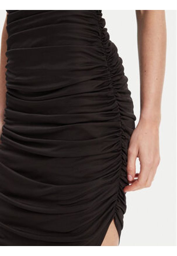Marciano Guess Sukienka koktajlowa 5YGK06 6334A Czarny Extra Slim Fit. Kolor: czarny. Materiał: wiskoza. Styl: wizytowy