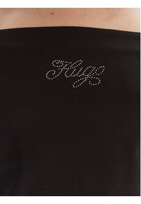 Hugo - HUGO Bluzka Dolder 50546931 Czarny Slim Fit. Kolor: czarny. Materiał: bawełna #5