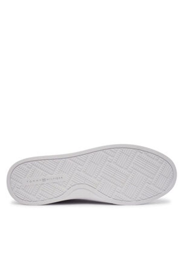 TOMMY HILFIGER - Tommy Hilfiger Sneakersy Th Feminine Cupsole Leather FW0FW09105 Biały. Kolor: biały. Materiał: skóra