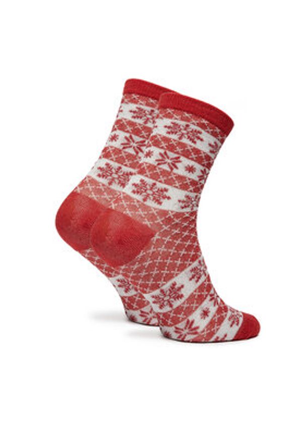 Pieces Skarpety długie Jia 17143032 Kolorowy. Materiał: syntetyk. Wzór: kolorowy