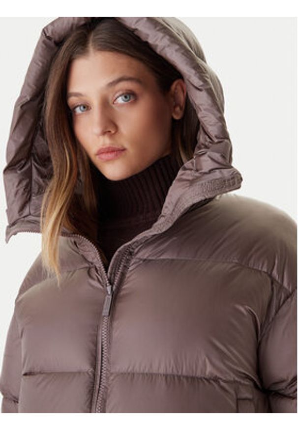 Bomboogie Kurtka puchowa Riga JW8139TDLC5 Brązowy Regular Fit. Kolor: brązowy. Materiał: syntetyk