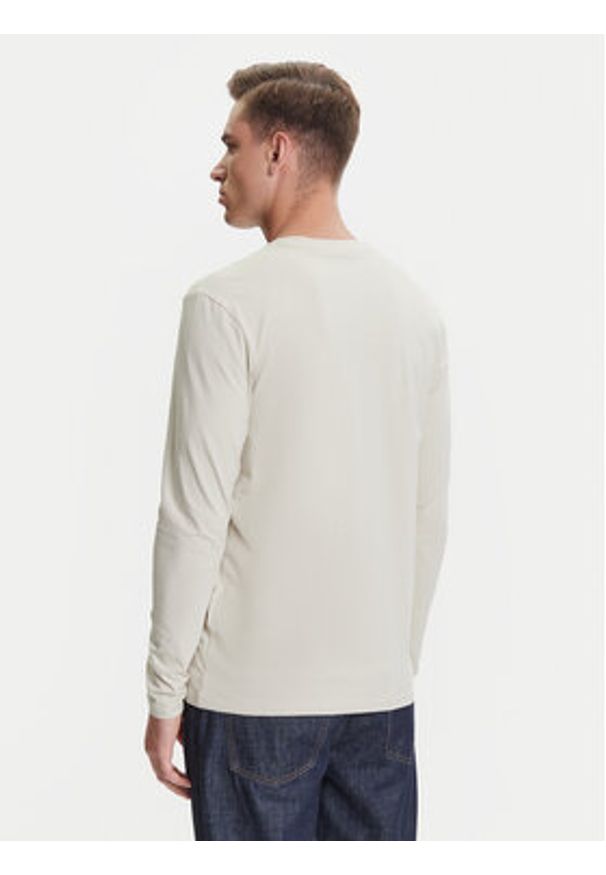 BOSS Longsleeve Tchark 50473286 Beżowy Regular Fit. Kolor: beżowy. Materiał: bawełna. Długość rękawa: długi rękaw