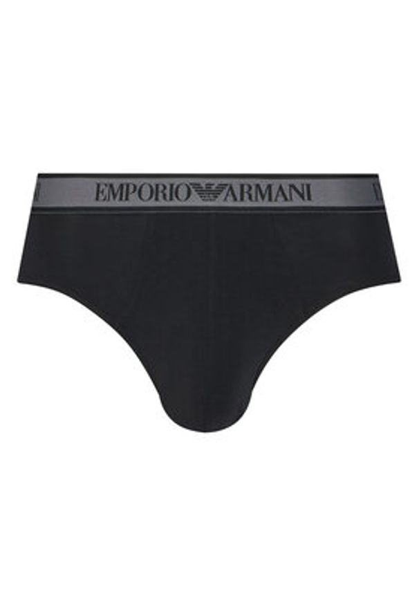 Emporio Armani Underwear Komplet 3 par slipów EM000258 AF10779 MC061 Czarny. Kolor: czarny. Materiał: bawełna