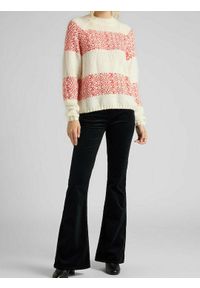 Lee - LEE HIGHNCK CHUNKY KNIT RELAXED FIT DAMSKI SWETER KLASYCZNY ECRU L52DOINQ. Styl: klasyczny #3