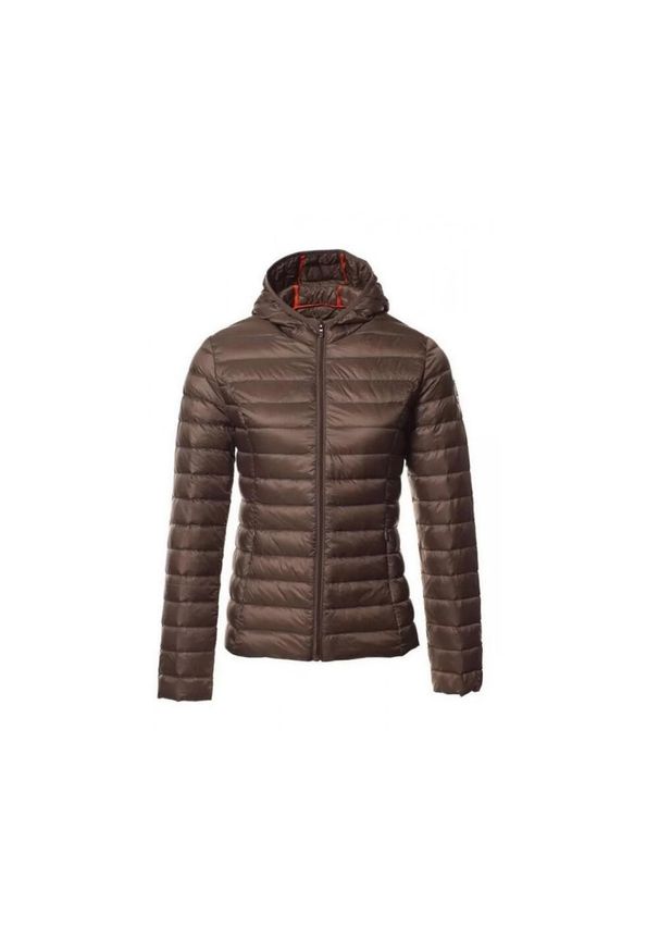 Jott - Damska kurtka puchowa JOTT Cloe. Kolor: beżowy, wielokolorowy, brązowy. Materiał: puch. Sezon: zima. Sport: narciarstwo