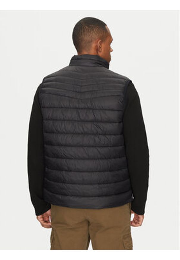 BOSS Bezrękawnik Odeno2 50530966 Czarny Slim Fit. Kolor: czarny. Materiał: syntetyk. Długość rękawa: bez rękawów