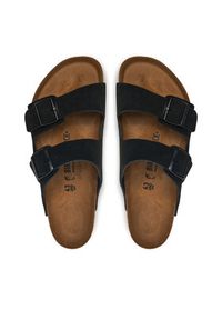 Birkenstock Klapki Arizona 1027152 Czarny. Kolor: czarny. Materiał: skóra, zamsz #3