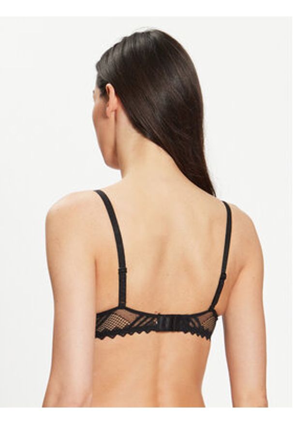 Passionata Biustonosz z fiszbiną Rodeo P47L90 Czarny. Kolor: czarny. Materiał: syntetyk