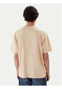 Guess Jeans T-Shirt M4YI46 K8FQ4 Beżowy Regular Fit. Kolor: beżowy. Materiał: bawełna #3