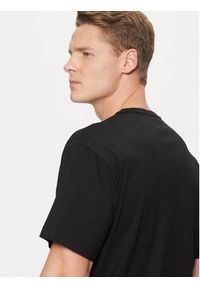 Versace Jeans Couture T-Shirt 78GAHC01 Czarny Regular Fit. Kolor: czarny. Materiał: bawełna #5