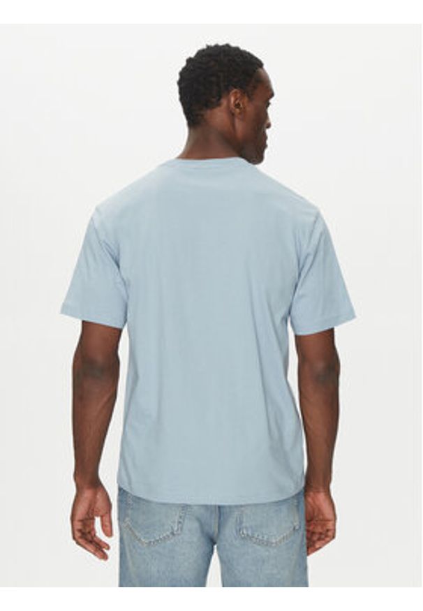 Hugo - HUGO T-Shirt 50538246 Błękitny Regular Fit. Kolor: niebieski. Materiał: bawełna