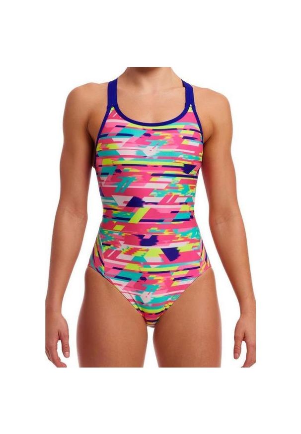 FUNKITA - Strój kąpielowy Funkita Blurred Babe - Eclipse. Kolor: różowy