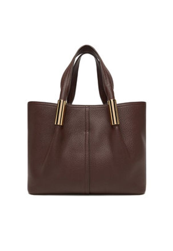 Elisabetta Franchi Torebka BS-42A-56E2-V400 Brązowy. Kolor: brązowy. Materiał: skórzane