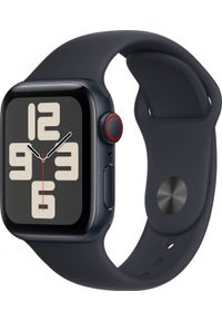 Smartwatch Apple APPLE Watch SE GPS + Cellular 40mm Midnight Aluminium Case with Midnight Sport Band - M/L. Rodzaj zegarka: smartwatch. Styl: sportowy #1