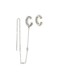 Tory Burch Kolczyki 161055 Srebrny. Materiał: metalowe. Kolor: srebrny #2