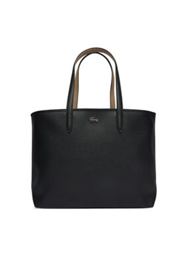 Lacoste Torebka Anna NF4823AA Szary. Kolor: szary. Materiał: skórzane