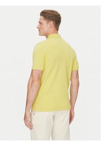 Calvin Klein Polo K10K111196 Żółty Slim Fit. Typ kołnierza: polo. Kolor: żółty. Materiał: bawełna #5