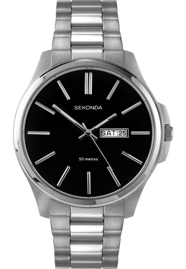 Zegarek Sekonda Zegarek męski Sekonda SEK.3381 srebrny. Kolor: srebrny