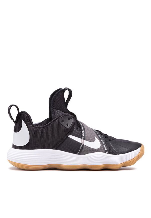 Nike Buty halowe React Hyperset CI2955 010 Czarny. Kolor: czarny. Materiał: materiał