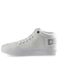 Big-Star - Białe Sneakersy Big Star Damskie Sportowe Buty. Kolor: biały. Materiał: syntetyk, futro, skóra ekologiczna. Szerokość cholewki: normalna. Styl: sportowy #3