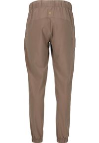 Damskie legginsy Athlecia Austberg. Kolor: beżowy, wielokolorowy, brązowy. Materiał: dresówka, materiał. Sport: fitness