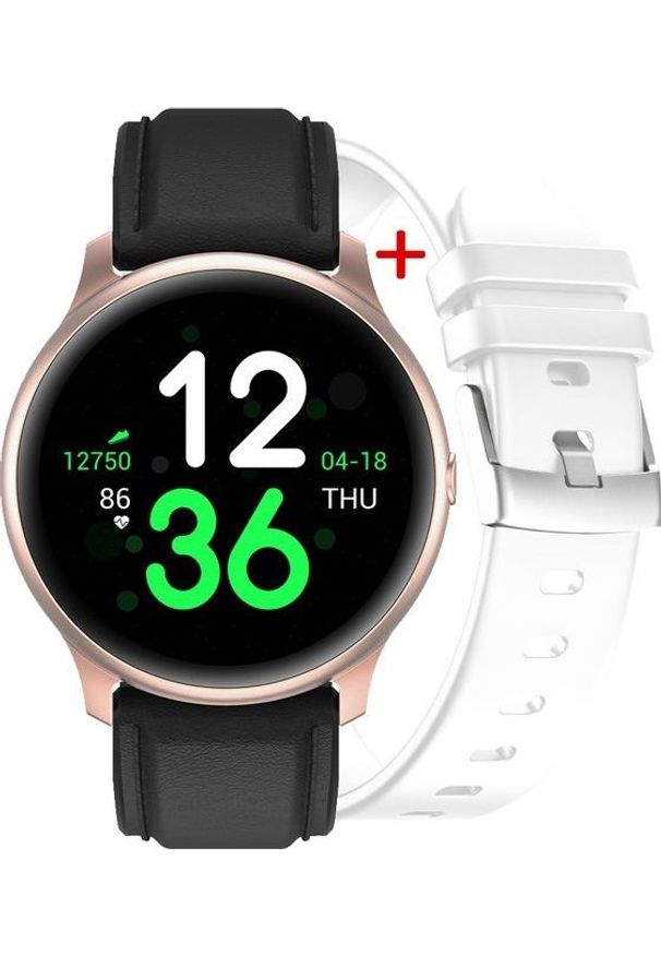 Smartwatch Gino Rossi ZG309B Czarny (14312). Rodzaj zegarka: smartwatch. Kolor: czarny