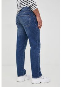 GAP jeansy Original męskie. Kolor: niebieski