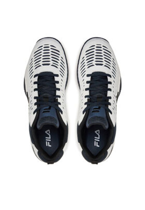 Fila Buty do tenisa Vicente Men FTM22102A Biały. Kolor: biały. Materiał: materiał. Sport: tenis