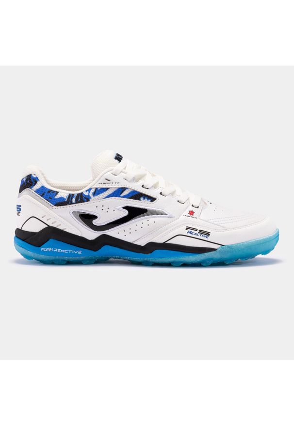 Buty piłkarskie Joma Fs Reactive Turf. Kolor: biały, wielokolorowy, niebieski. Sport: piłka nożna