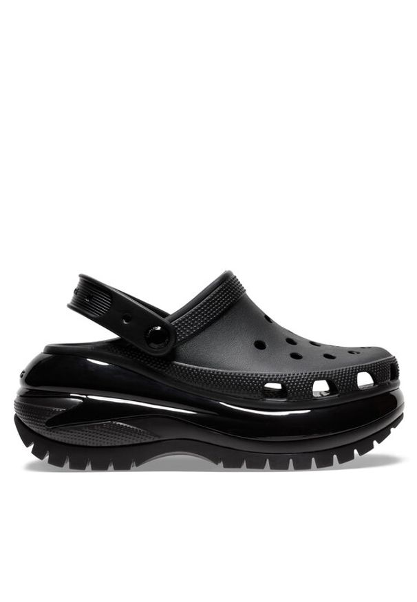 Crocs Klapki Classic Mega Crush Clog 207988 Czarny. Kolor: czarny