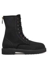 Max Mara Trzewiki Bakerzipwk 25247960126 Czarny. Kolor: czarny. Materiał: materiał