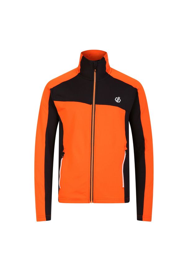 DARE 2B - Dziecięca Bluza Z Suwakiem Emergent. Kolor: czerwony, wielokolorowy, czarny. Sezon: zima