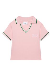 Juicy Couture Polo JCWCT225355 Różowy Regular Fit. Typ kołnierza: polo. Kolor: różowy #3