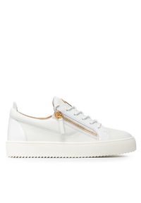 Giuseppe Zanotti Sneakersy RU00010 004 Biały. Kolor: biały. Materiał: skóra