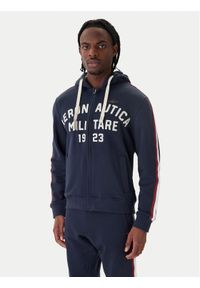 Aeronautica Militare Bluza 261FE2070UF00677 Granatowy Comfort Fit. Kolor: niebieski. Materiał: bawełna #1
