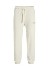 Jack & Jones - Jack&Jones Spodnie dresowe Kane Billy 12283257 Écru Relaxed Fit. Materiał: bawełna