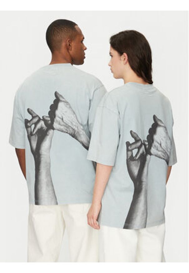 Filling Pieces T-Shirt Unisex Pinky Promise 7449983 Zielony Regular Fit. Kolor: zielony. Materiał: bawełna