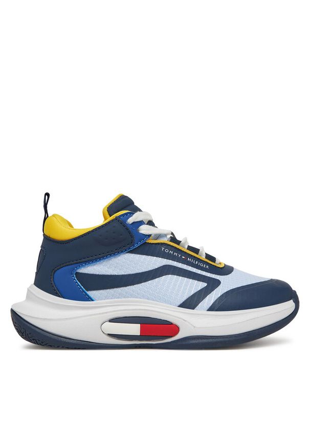 TOMMY HILFIGER - Sneakersy Tommy Hilfiger. Kolor: niebieski