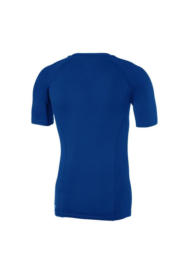 Puma - Męska Koszulka Z Krótkim Rękawem Liga Base Layer Top. Kolor: niebieski. Długość rękawa: krótki rękaw. Długość: krótkie. Sport: turystyka piesza