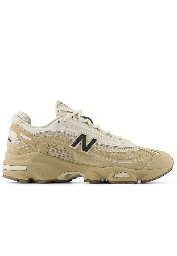 Buty New Balance M1000PSP - beżowe. Kolor: beżowy. Materiał: materiał, syntetyk. Szerokość cholewki: normalna