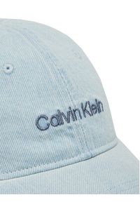 Calvin Klein Czapka z daszkiem Small Monogram LV04K5065G Niebieski. Kolor: niebieski. Materiał: bawełna, materiał