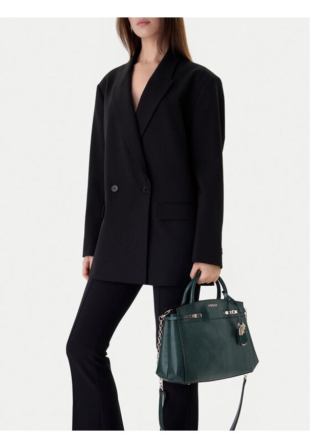 Guess Torebka Melinda HWKL99 33060 Zielony. Kolor: zielony. Materiał: skórzane