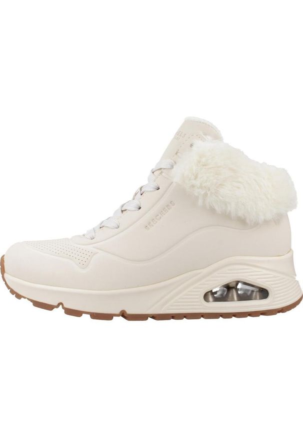 skechers - Buty Skechers Model Uno-fall Air Kolor Biały. Kolor: biały. Materiał: tkanina, syntetyk