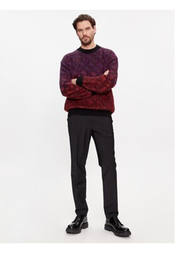 BOSS - Boss Sweter Miracolo 50500679 Kolorowy Regular Fit. Materiał: syntetyk. Wzór: kolorowy