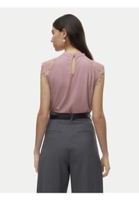 Vero Moda Bluzka Milla 10226072 Różowy Regular Fit. Kolor: różowy. Materiał: syntetyk